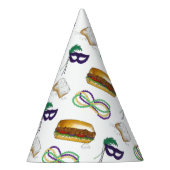 ノーラマルディグラスライスセズレボンテンプルーラー パーティーハット (右)