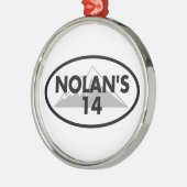 ノーランズ14コロラドオーバル メタルオーナメント (左)