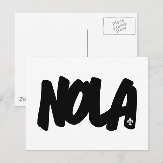 ノーラ文字 ポストカード (正面/裏面)