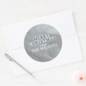 ノーラ通りタイルメリークリスマス ラウンドシール (封筒)