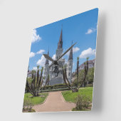 ノーラ・ジャクソンスクエア スクエア壁時計 (傾斜)