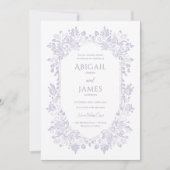 ノーリッチ ウェディング 招待状 (正面)