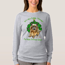 ノーリッチ・テリアのクリスマス Tシャツ