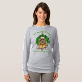 ノーリッチ・テリアのクリスマス Tシャツ (正面フル)