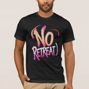 ノーリトリートグラフィティTシャツアーバンはっきりしたストリートウェア Tシャツ