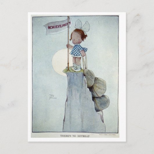 ノーリトリートハガキ ポストカード (正面)