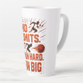 ノーリミットスポーツウォーターボトルトレイン懸命 カフェラテマグ (右アングル)