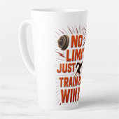 ノーリミットスポーツウォーターボトルトレイン懸命 カフェラテマグ (左アングル)