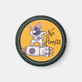 ノーリミットベビーガールシャワー招待状 マグネット