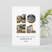 ノールクリスはっきりしたマモダンス4フォトシンプル休日 シーズンカード (スタンド正面)