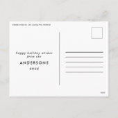 ノールクリスはっきりしたマモダンス4フォトシンプル休日 シーズンポストカード (裏面)