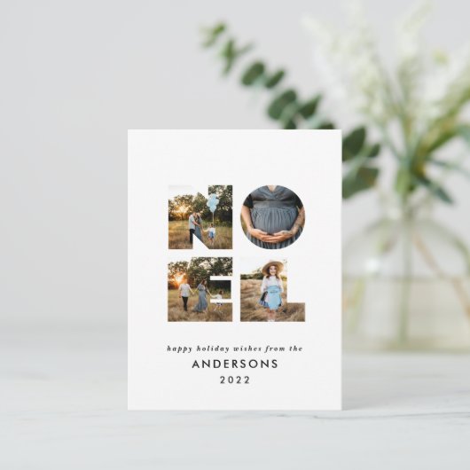 ノールクリスはっきりしたマモダンス4フォトシンプル休日 シーズンポストカード (スタンド正面)