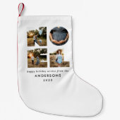 ノールクリスはっきりしたマモダンス4フォトシンプル休日 スモールクリスマスストッキング (正面)