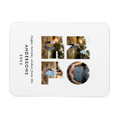 ノールクリスはっきりしたマモダンス4フォトシンプル休日 マグネット (横)