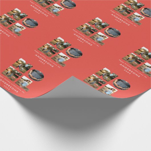 ノールクリスはっきりしたマモダンス4フォトシンプル休日 ラッピングペーパー (角)