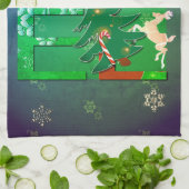 ノールクリスマスキッチンタオル キッチンタオル (折り畳み)