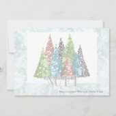 ノールクリスマスツリーズモダンホリデーカード 案内状 (正面)