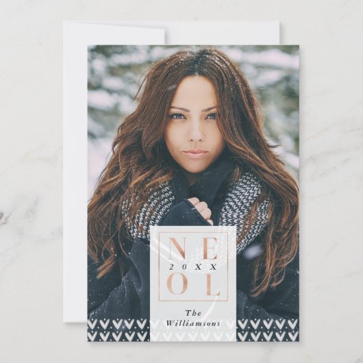 ノールクリスマストレンディーミニマルセーター |写真 シーズンカード (正面)