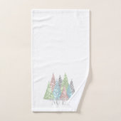 ノールクリスマスバスタオルのセット |モダン | |エレガント | バスタオルセット (ハンドタオル)