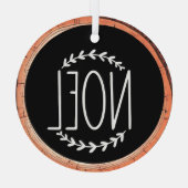 ノールクリスマスホリデイ ガラスオーナメント (裏面)