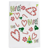 ノールクリスマス抱き枕 ミディアムペーパーバッグ (正面)