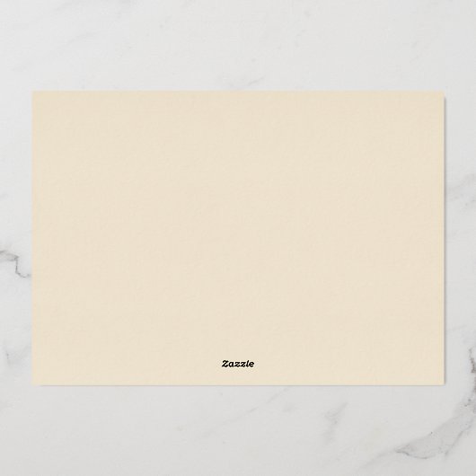 ノールスノーフレークメリークリスマスフォイルホリデーカード 箔シーズンカード (裏面)