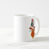 ノールディアベルズボーブルルドルフ雪の結晶クリスマス コーヒーマグカップ (正面右)