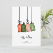 ノールハッモダンプホリデーズギフトラベル シーズンカード (スタンド正面)