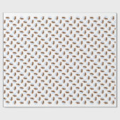 ノールバセットハウンド ラッピングペーパー (フラット)