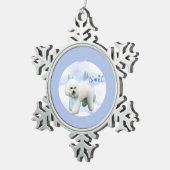 ノールビコンフリーズ スノーフレークピューターオーナメント (右)