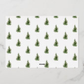 ノールビジモダンネスクリスマス 箔シーズンカード (裏面)