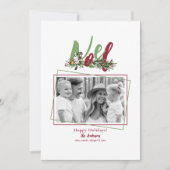 ノールファミリーB/W写真 シーズンカード (正面)