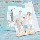 ノールフォトクリスマスブルービーチサンドドル シーズンカード