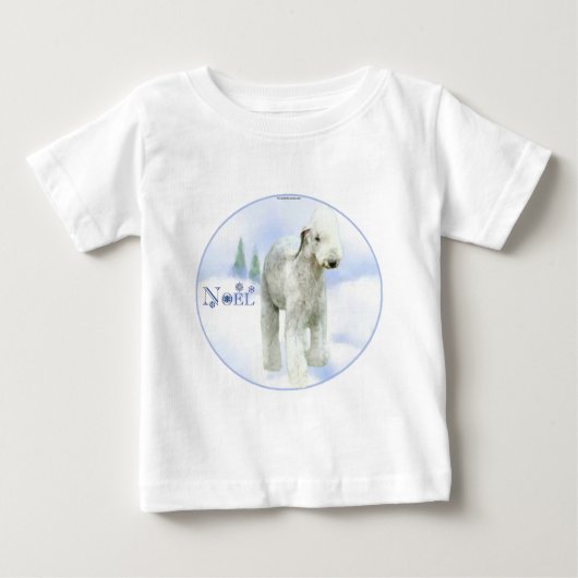 ノールベッドリントンテリア ベビーTシャツ (正面)