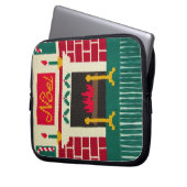 ノールホリデーアーティザンクロシェプリントエレクトロニクスバッグ ラップトップスリーブ (正面左)