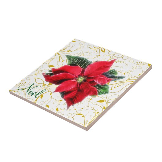 ノールポインセチア タイル (側面)