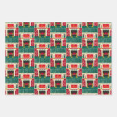 ノールマントルレンガフィアプレイスアーティザンクロシェプリント ラッピングペーパーシート (正面3)