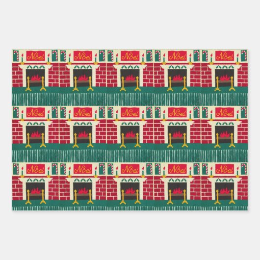 ノールマントルレンガフィアプレイスアーティザンクロシェプリント ラッピングペーパーシート (正面3)