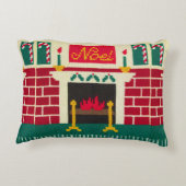 ノールマントルレンガフィアレスデザイナークロシェプリント アクセントクッション (裏面)