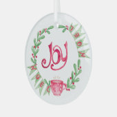 ノールミスタントーリースイン水彩画 ガラスオーナメント (正面左)