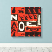 ノールレッド キャンバスプリント (インサイチュ (ウッドフロア))