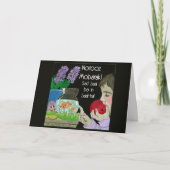 ノールーズおめでとう ハフ・シン 新年のカード シーズンカード (正面)