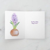 ノールーズのヒヤシンス 紫 シーズンカード (内部)