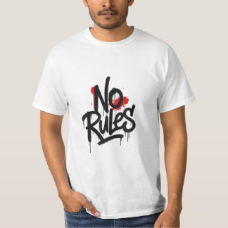 ノールールス グラフィティTシャツ Tシャツ