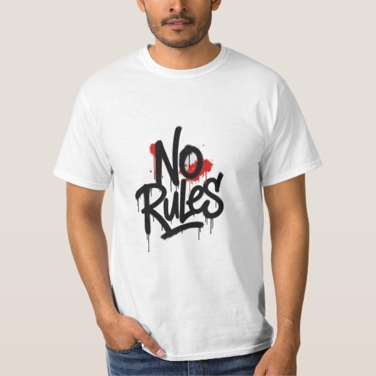 ノールールス グラフィティTシャツ Tシャツ (正面)