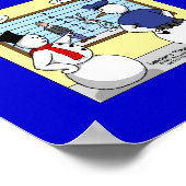 ノーレス雪だるまバニー容疑者おもしろいポスター ポスター (角)