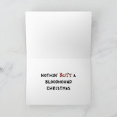 『ノーン・お尻・ア・ブラッドハウンド・クリスマス』 シーズンカード (内部)