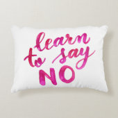 ノー学と言う – ピンク アクセントクッション (正面)