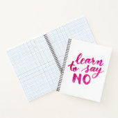 ノー学と言う – ピンク ノートブック (内部)