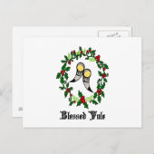 ノー賛美スユール(キリスト降誕祭)はがき ポストカード (正面/裏面)